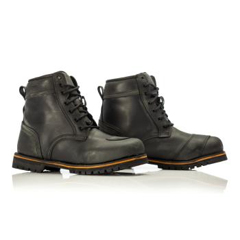 RST Roadster II WP CE Leder Stiefel Oily Schwarz